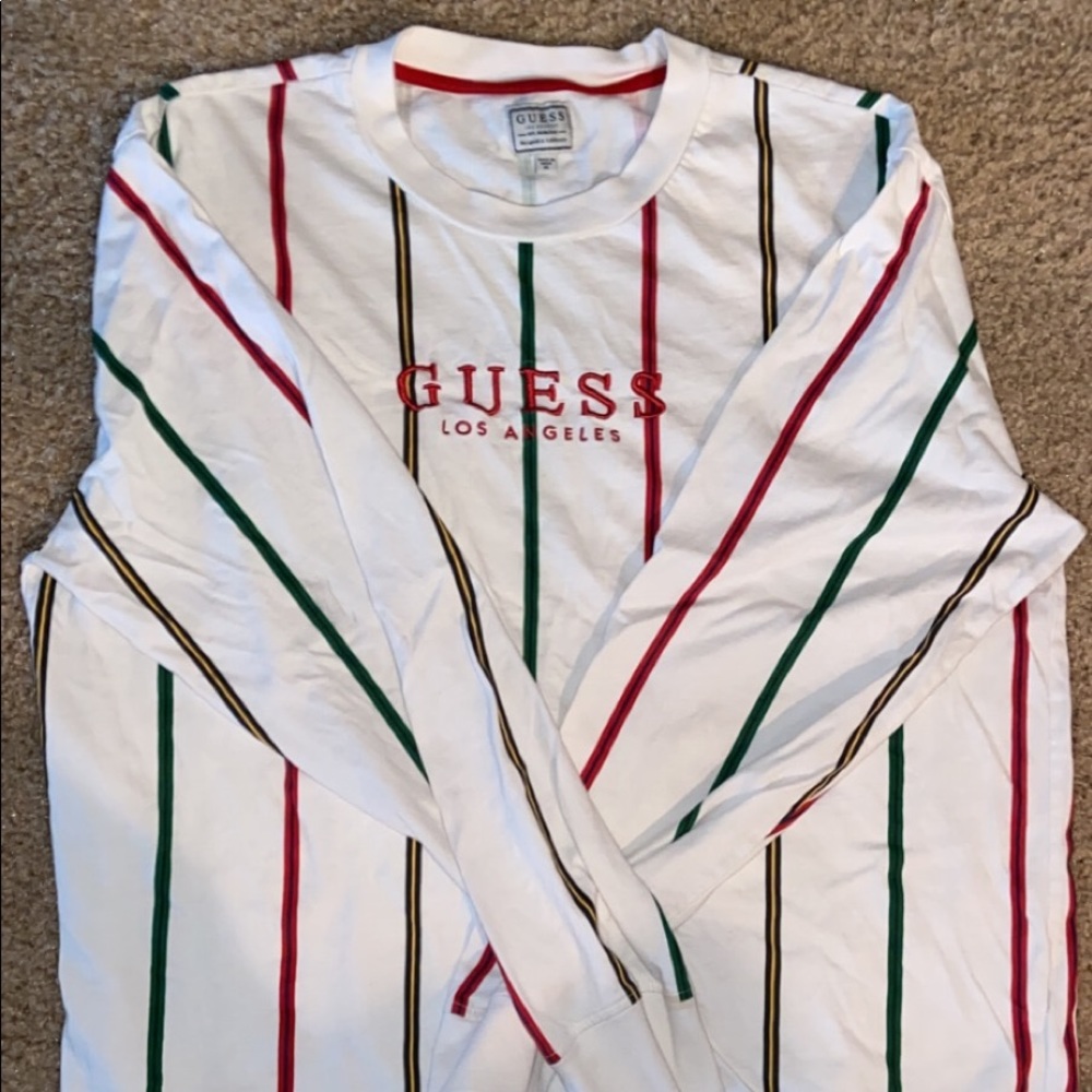 Travis pinstripe long sleeve tee